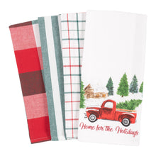 KAF Home Woodland Truck - Kitchen Towel Set of 4