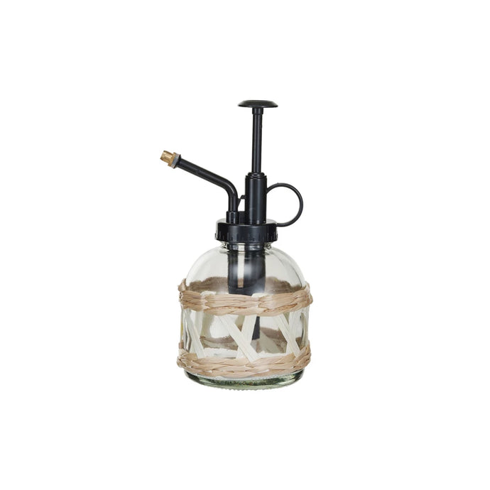Glass Plant Mister w/Woven Sleeve