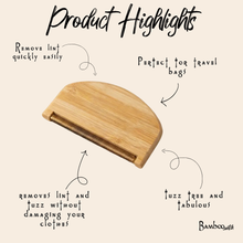 Bamboo Travel Lint Remover