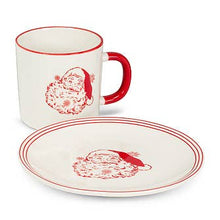 Vintage Style Santa Small Plate