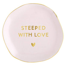 Ceramic Tea Bag Holders - Steeped with Love