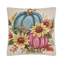 Harvest Pumpkins & Flowers Hook Pillow