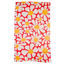 Spring Daisies Brocade Waffle Tea Towels
