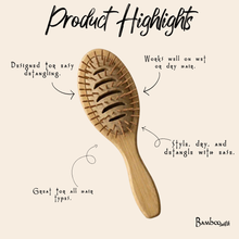 Bamboo Vented Wet Hair Brush