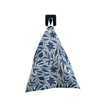 Navy Blue Patterned Waffle Kitchen Washcloth