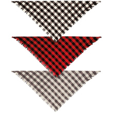 Buffalo Check Medium Pet Bandana Set