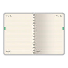 A6 ArtPlanner Spiral Weekly Diary - Black and White Hearts