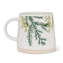 Wide Base Mug w/Cedar Branches