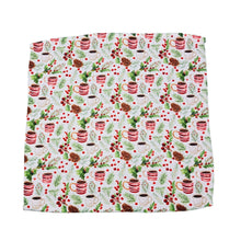 Coffee And Mistletoe Waffle Washcloth