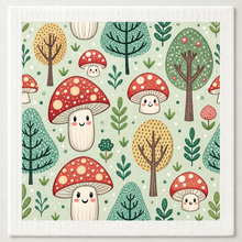 Swedish Dishcloth, Happy Kitchen Prints
