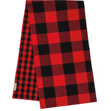 Red & Black Buffalo Check Table Runner
