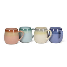 Ombre Glaze Belly Mug-Green-15oz