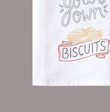 Mind Your Own Biscuits Embroidered Kitchen Towel