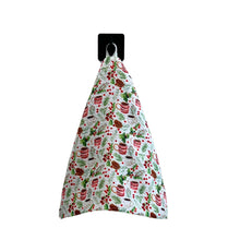 Coffee And Mistletoe Waffle Washcloth