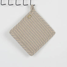 Pot Holder - Seersucker - Mustard