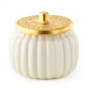 Harvest Ceramic Pumpkin Jar , 18 oz.