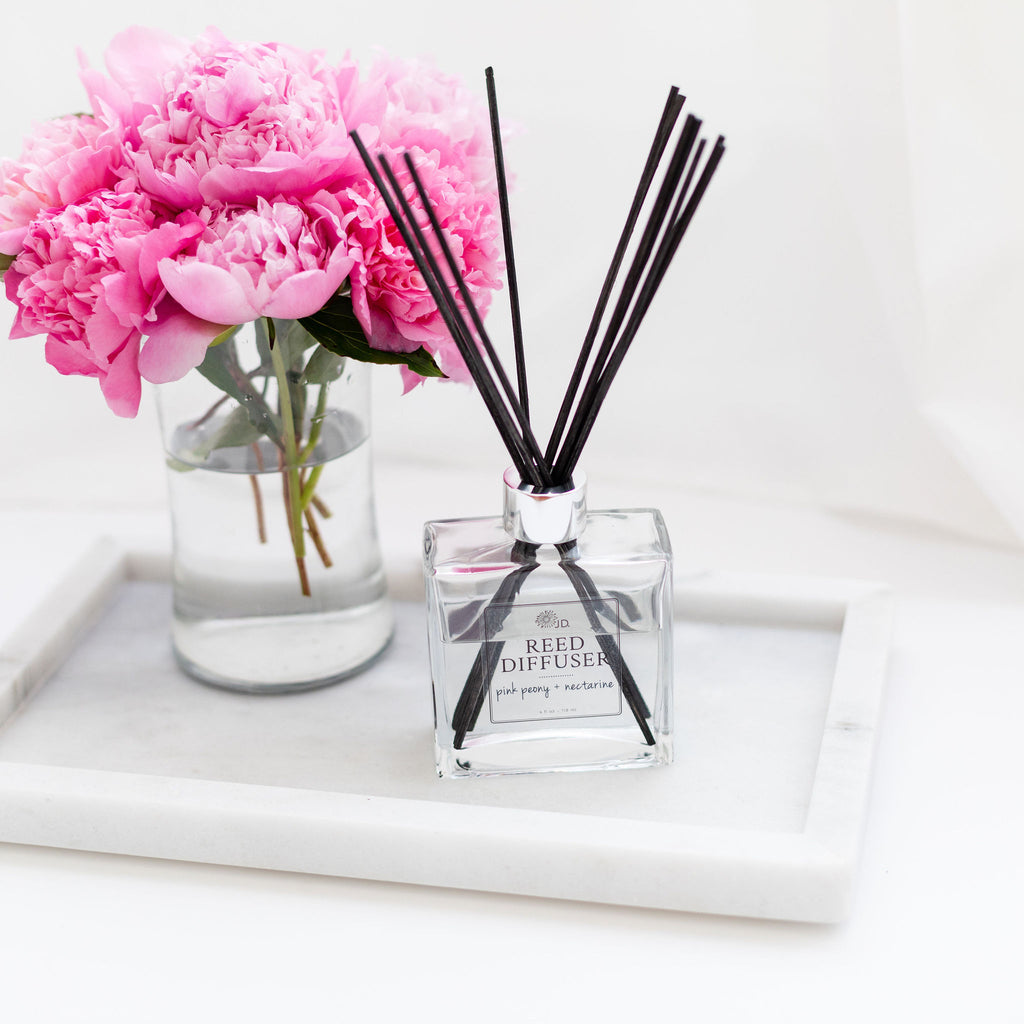 Square Glass Reed Diffuser _ 4oz – That's Just Dandy, LLC