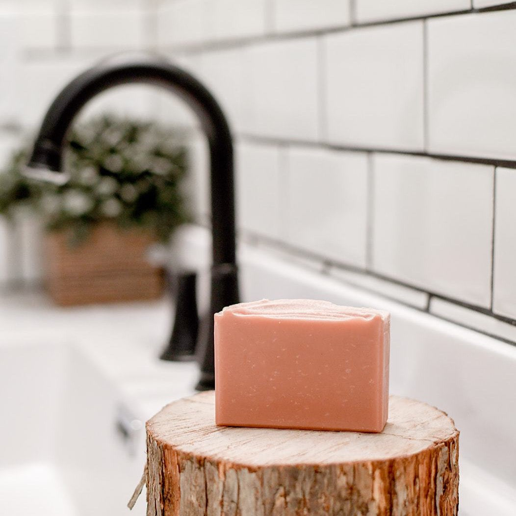 Patchouli & Rose Clay Essential Oil Bar Soap