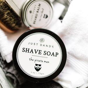 Shave Soap Amber Container