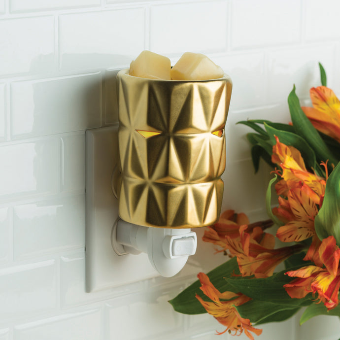 Gold Facets Pluggable Fragrance Warmer