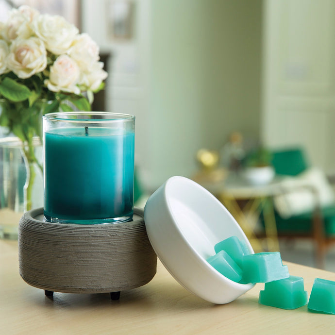 Gray Texture 2-in-1 Classic Fragrance Warmer