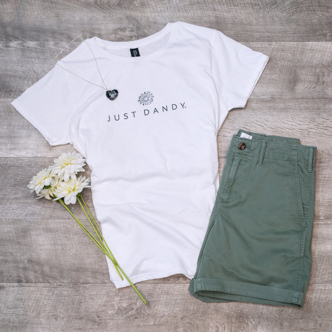 Just Dandy White T-Shirt
