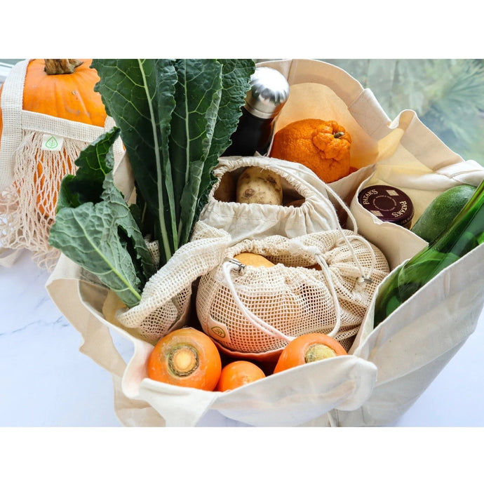 Organic Cotton Canvas Multi Pocket Tote Bag